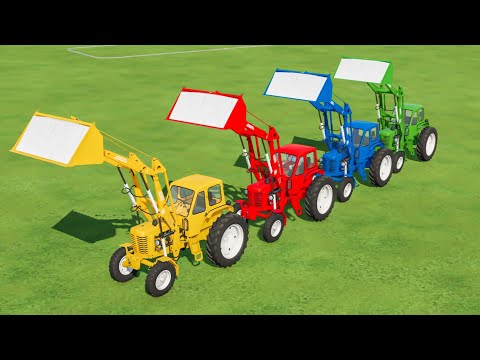 LOAD AND TRANSPORT STONES IN JOHN DEERE TRACTORS - Farming simulator 22