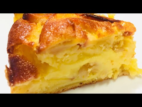 Incredibile!!! Non mi stanco mai di preparare questa Torta con crema e mele￼