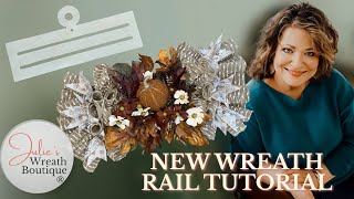 Double Ruffle Rail Wreath Tutorial | Easy Fall & Holiday Decor | Easy & Affordable Fall Decor Ideas!