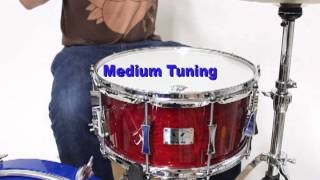 Video thumbnail for Pork Pie 6.5x14 Little Squealer Birch Mahogany Snare Black Cherry Gloss) by beonkemusic