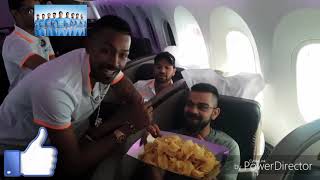 Hardik Pandya Funny Interview on airplane | WC 2019 | Virat | Rohit | MSD | Chahal