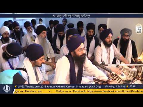 006 Toronto July 2018 Sunday Morning - Bhai Amritpal Singh Jee Ludhiana