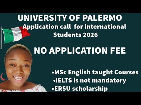UNIVERSITY OF PALERMO🇮🇹|COMPLETE APPLICATION GUIDE 2026| STUDY IN ITALY 🇮🇹