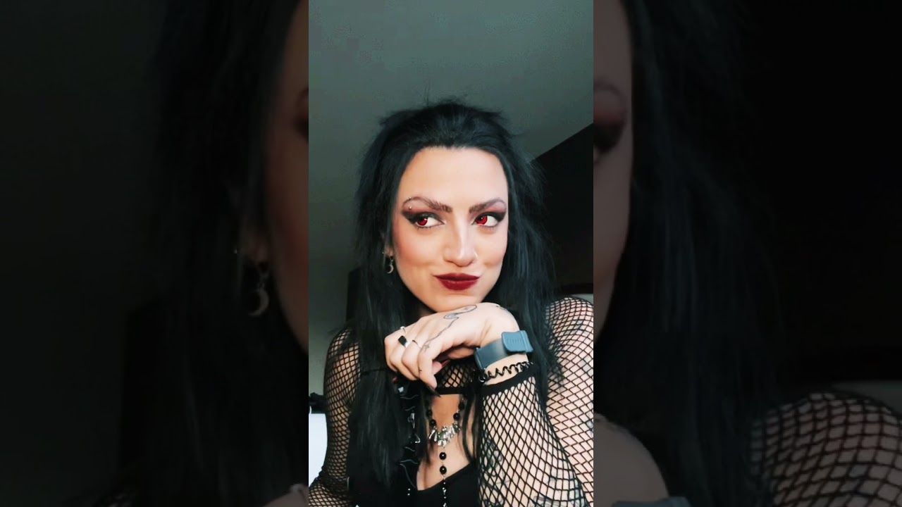 IG is callie.cosmic 👀 should I do more vampire looks!? #vampire #goth #alt #vampiregirl #cosplay