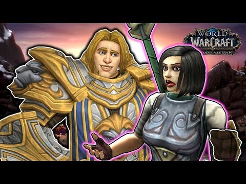 Anduin Meets Taelia (Bolvar's Daughter) as Kul'Tiras Joins the Alliance (WOW BFA)