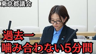 【都議会】質問と答弁が完全崩壊…過去一噛み合わない5分間