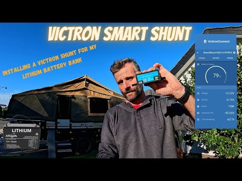 VICTRON SMART SHUNT INSTALL - Lithium Battery Setup for Off Grid Camping