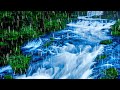Rainstorm & Rushing River White Noise for Sleeping | Live Stream Rain + Water Sounds