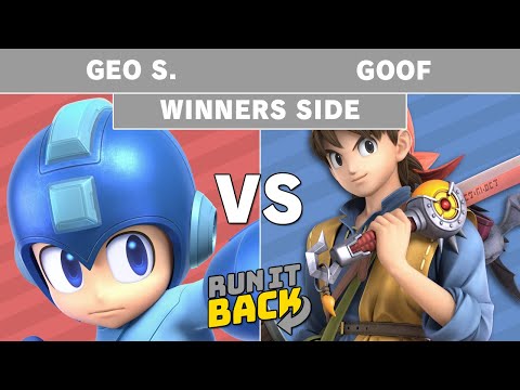 Run It Back - Geo S. (Meg aMan) vs Goof (Hero) Winners Side - Smash Ultimate Singles