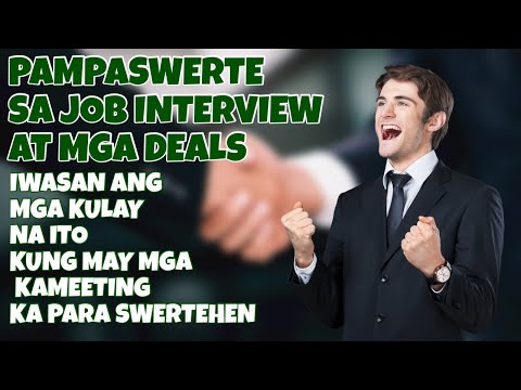 🍀PAMPASWERTE GABAY SA MGA DEALS AT JOB INTERVIEW | CITRUS SCENTS MAKAKATULONG SAYO |