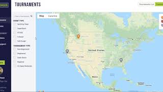Score Chaser's Tournament Explorer Map