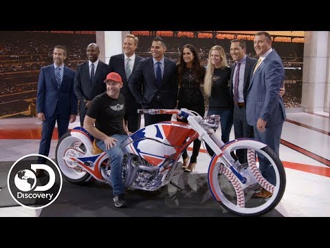 バイク公開。ポール・ジュニアのMLBネットワークバイク｜アメリカンチョッパー (Bike Reveal: Paul Jr.'s MLB Network Motorcycle | American Chopper)