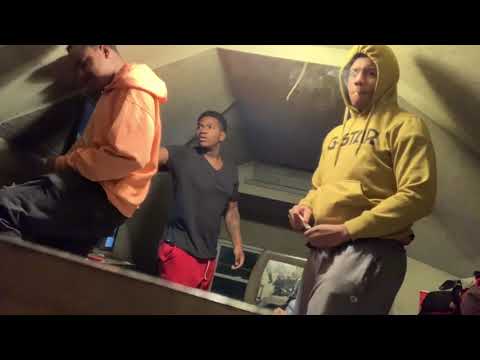 Asking neighbor to go slide with us  🥷🏾(He tried to go Home 🤣)