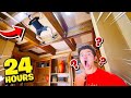 SNEAKING INTO PRESTON'S HOUSE FOR 24 HOURS...