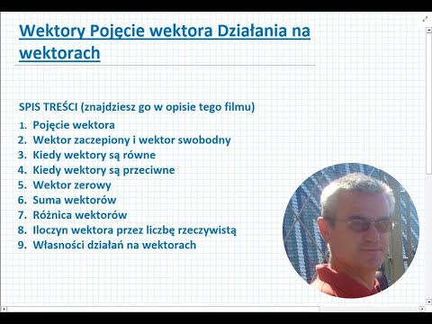 Vectors The concept of a vector Operations on vectors - Mathematics High School and Technical School