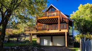preview picture of video 'Huge Decks and Views from Vacation Rental Home in Downtown Pagosa Springs Colorado'