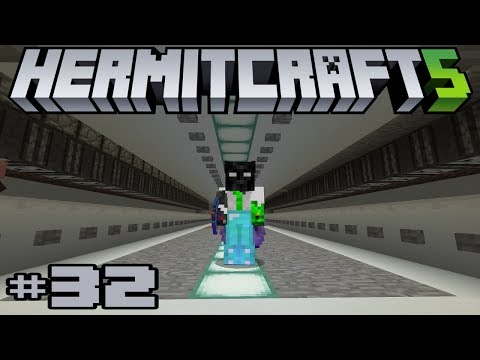 HERMITCRAFT SEASON 5 MINECRAFT #32 - NEW VILLAGER TRADING HALL DESIGN! #NHO
