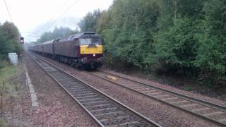 preview picture of video '1Z49 47804 and 47786 at Holytown   12Sept2014'