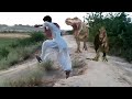 Jurassic World Camp Cretaceous Fan Made Film Part 3 | T Rex Chase | Huzi 😱🐊