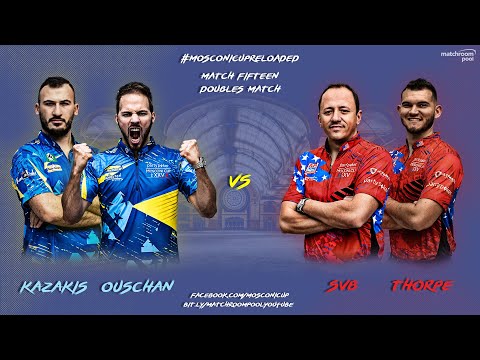 Alex Kazakis/Albin Ouschan vs Shane Van Boening/Billy Thorpe | 2018 Mosconi Cup