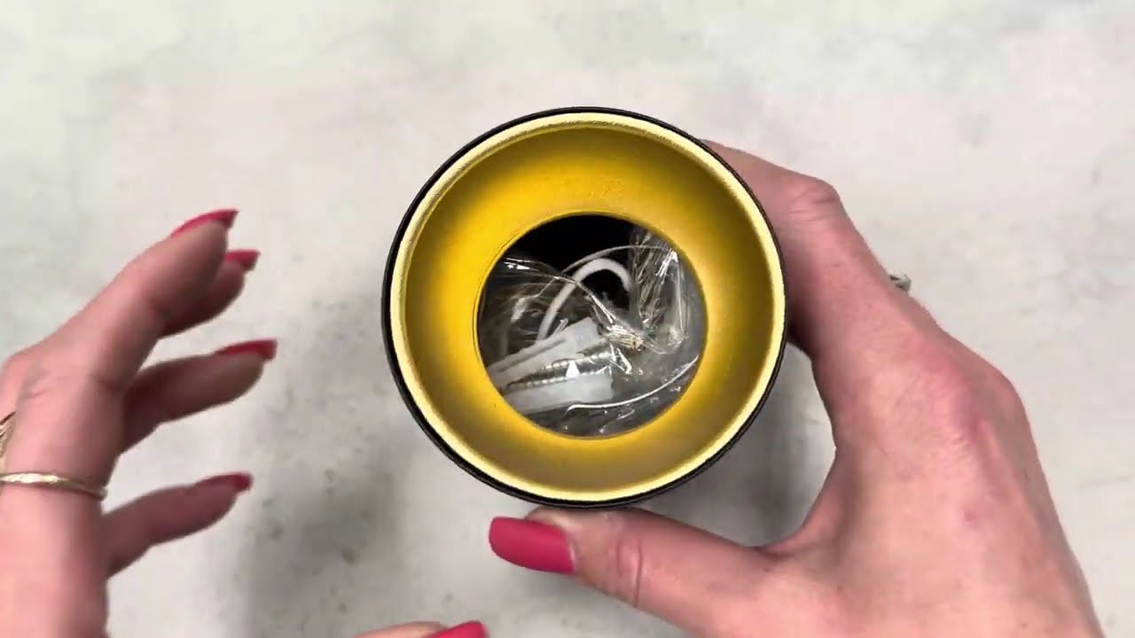 Накладний світильник GTV AERO II IP20 круглий чорний OS-AERD20W-00