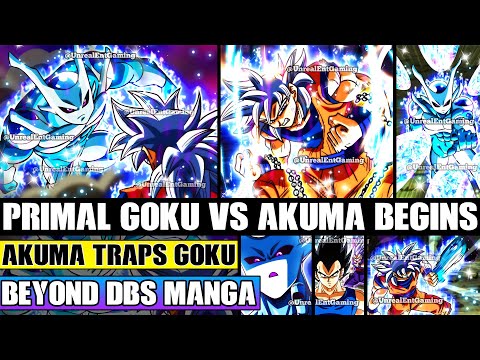 Beyond Dragon Ball Super Primal Ultra Instinct Goku Vs Akuma Begins! Akuma Traps And Binds Goku