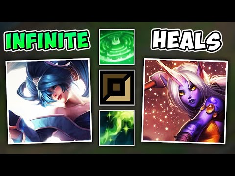 DOES SONA SORAKA DUO BOT LANE ACTUALLY WORK? (ENDLESS HEALS) - League of Legends