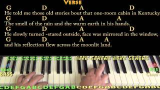 Wild Flowers In A Mason Jar (John Denver) Piano Cover Lesson with Chords/Lyrics