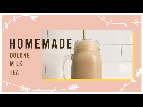 How To Make Oolong Milk Tea | Easy, Simple & Delicious | Fresh Oolong Milk Tea With Oat Milk