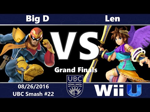 UBC #22: Grand Finals - Big D (Captain Falcon) vs Len (Pit)