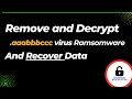 How To Remove Aaabbbccc Ransomware And Recover Files SOLVED Aaabbbccc Mammon Virus Decryptor