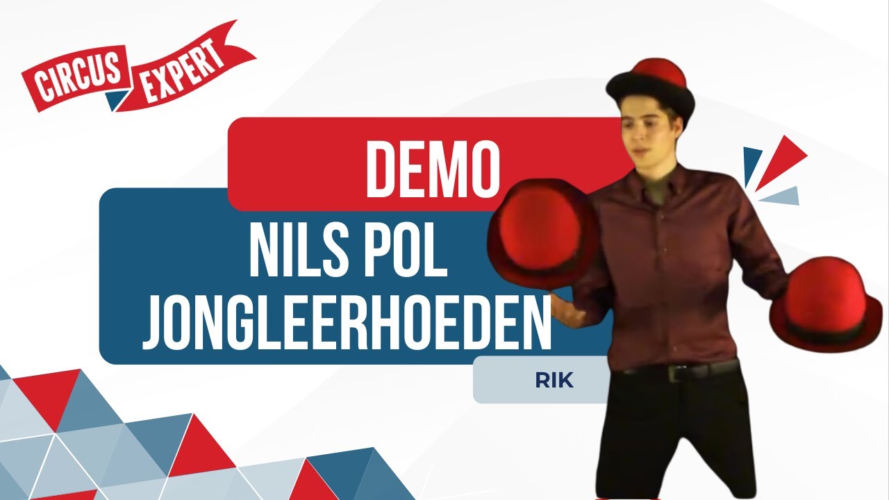 product video Nils Pol Manipulator Jongleerhoed Bolhoed