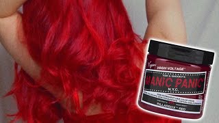 I Dyed My Hair Bright Red! | Manic Panic (Pillarbox Red)