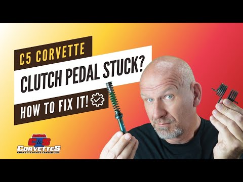 C5 Corvette clutch pedal stuck?  What's the problem and how to fix it!
