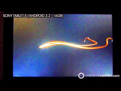 Sony Tablet S (Android 3.2) - Boot Up