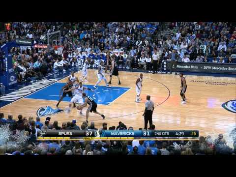 Matt Bonner Highlights Spurs vs. Mavericks 12.20.2014 - 14 Points, 2 Rebounds
