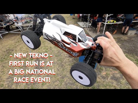 TEKNO EB48 2.0 BUGGY FIRST RUN EVER is at a NATIONAL RACE EVENT! - Netcruzer RC