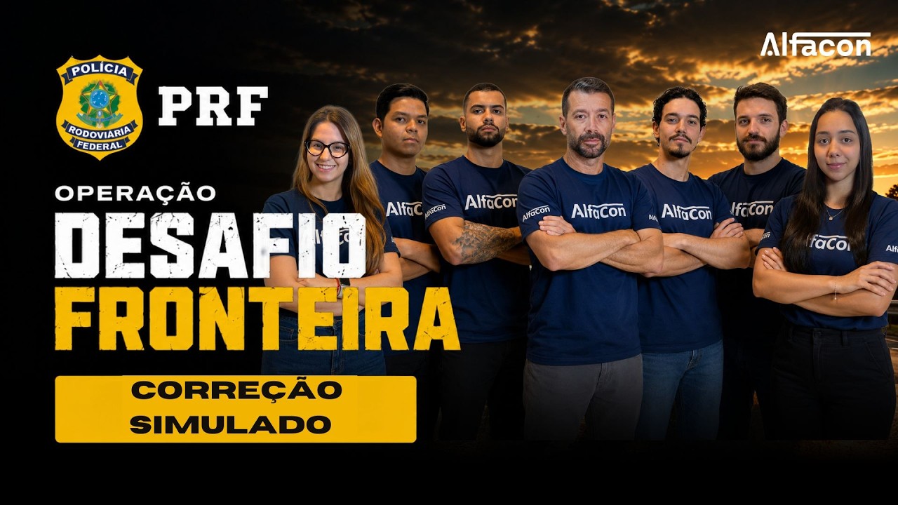 Gabarito Simulado Operação Desafio Fronteira PRF Policial Rodoviário Federal
