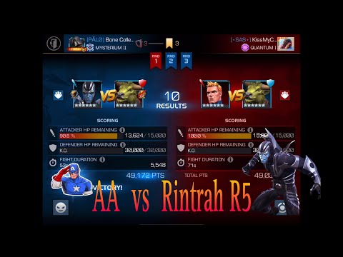 Battlegrounds mcoc season 9 | Archangel vs Rintrah R5 | marvel contest of champions.