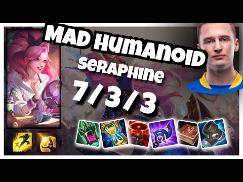 Seraphine vs Zed MAD Humanoid MID (7/3/3) Gameplay Replay - Patch 10.23
