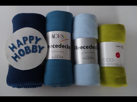 Infos, Tipps und Ideen rund um die Fleecedecke als Bastelmaterial, DIY - Nr. 103