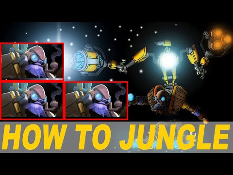 DOTA2 Guide[TINKER ]How To Farm Travel Fast ,When You Lost Mid - 3 Jungle Places