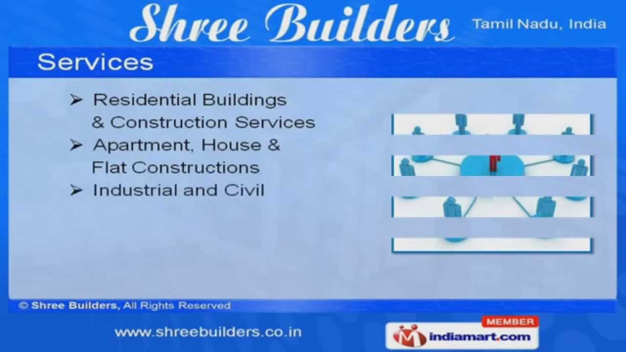 Building Construction Services by Shree Builders, Chennai