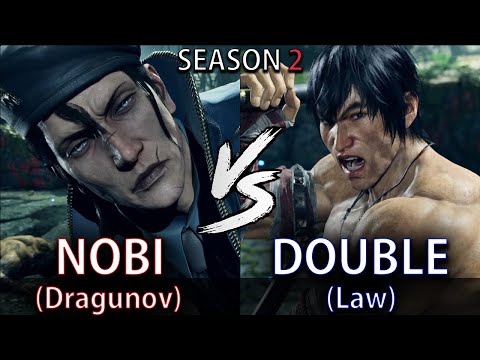 NOBI (Dragunov) Vs DOUBLE (Law) - [Season 2] [Tekken 8] (REPLAY)