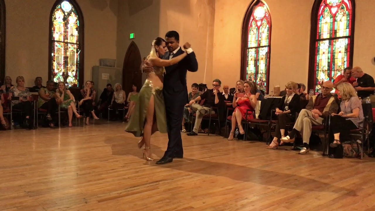 Analía Centurión and Tittu Thomas at the A-B-QTango-Fest Ultima Copa