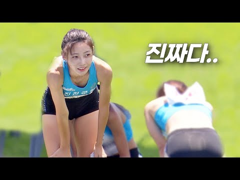 미모도 실력도 출중한 육상선수 김민지