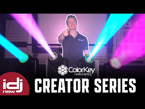 ColorKey CKU-5070 Halo Spot 100 24x RGB Halo LED LED Moving Head Spot Pair image 7