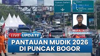Kondisi Arus Mudik di Jalur Puncak Bogor, Tampak di Senin Malam Kendaraan Masih Lengang