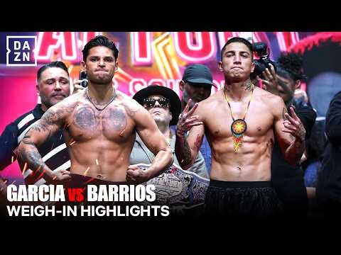 Ryan Garcia Vs. Mario Barrios | WEIGH-IN & FINAL FACE-OFF | DAZN