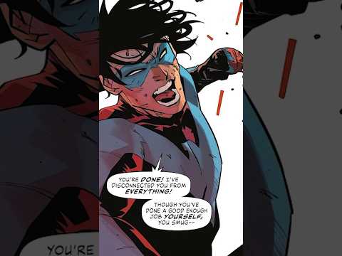 NIGHTWING BEATS UP BATMAN! #shorts